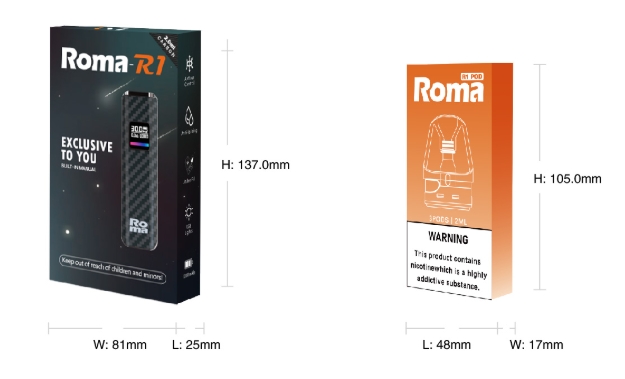 Roma R1羅馬主機-通用 OXVA 小蠻牛 XLim pro