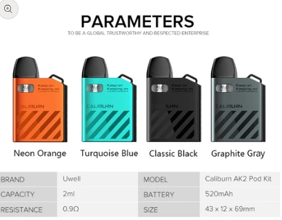 Uwell Caliburn AK2主機 KOKO-咖哩棒